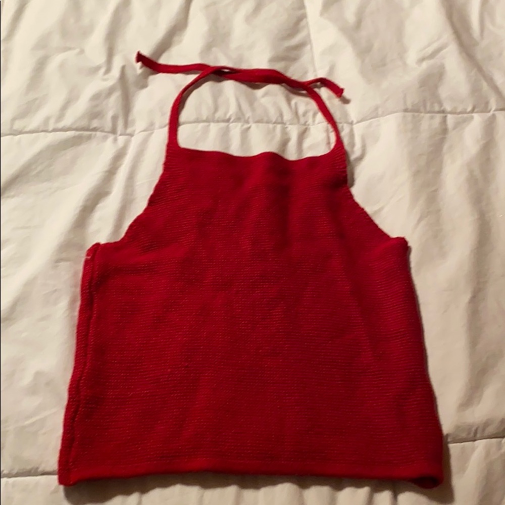 Knit crop top